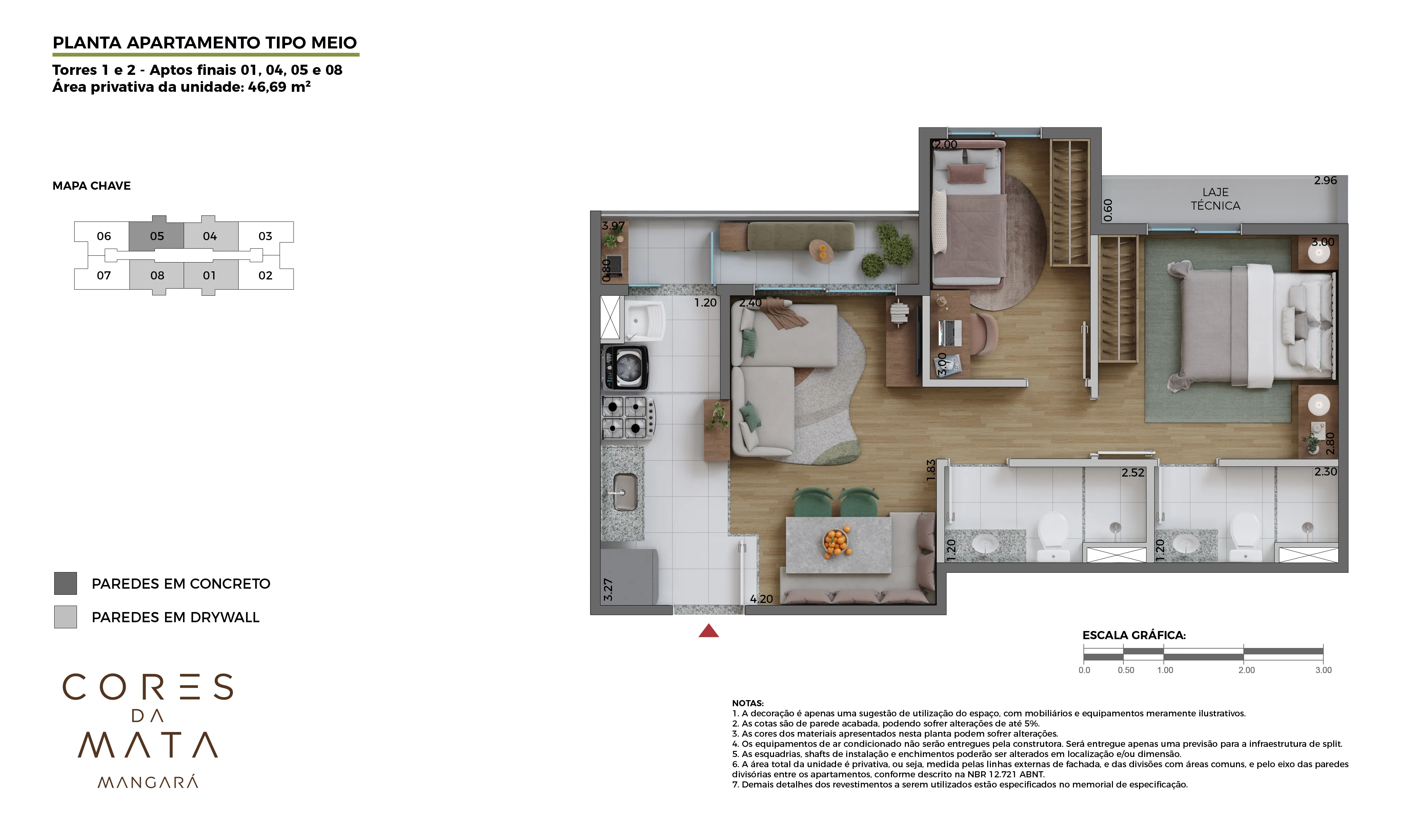 Planta Apartamento F003